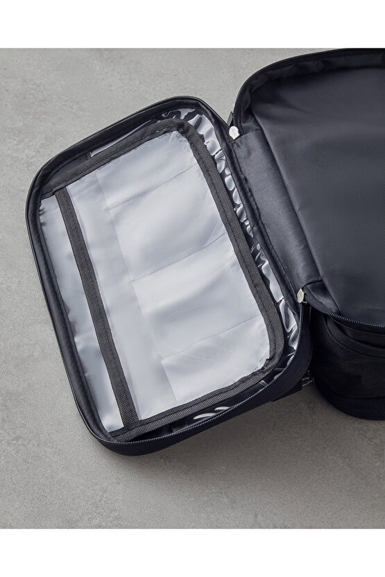 Steve Polyester Organizer Siyah