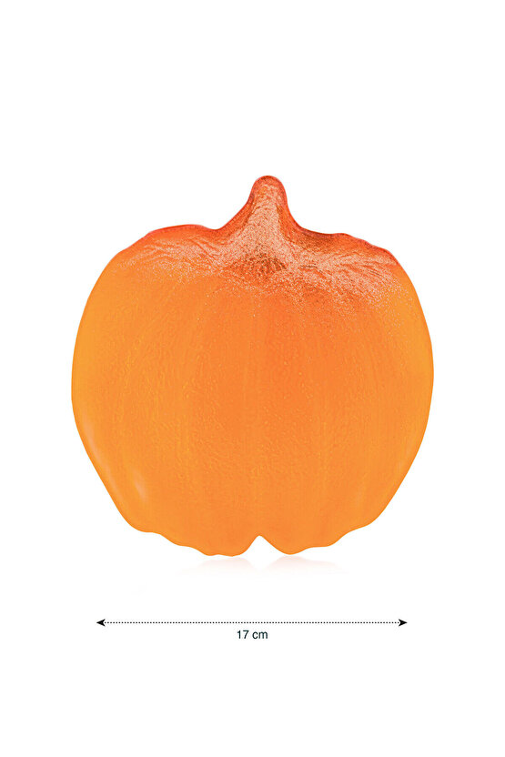 Turuncu Bal Kabağı Figürlü Cam Kase Seti 2li