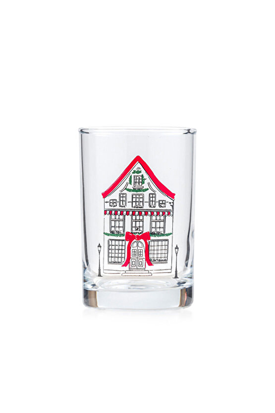 Karişik Baskılı Cam Bardak Seti 4lü 125 ml