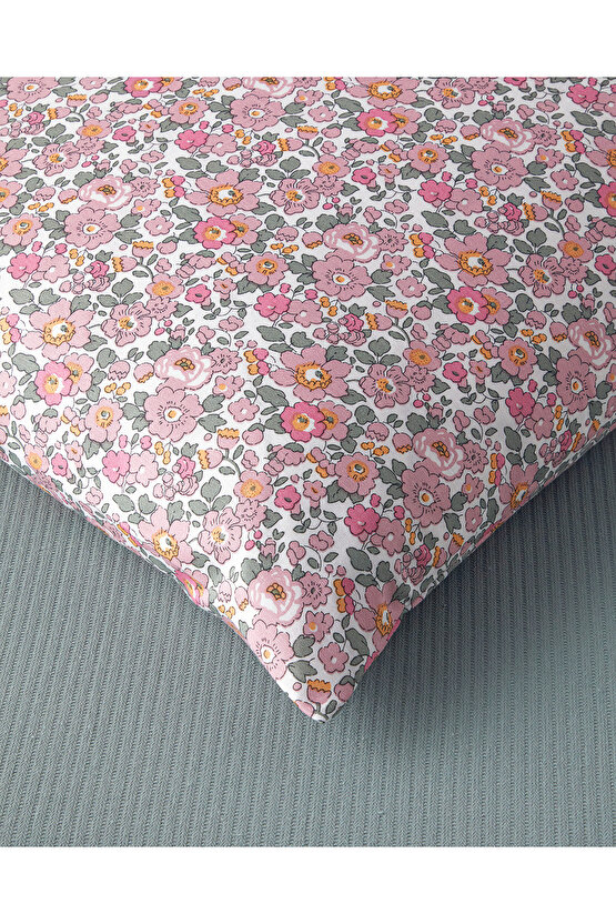 Floret Bloom Soft Çift Kişilik Pike Takımı 200x220 cm Pembe