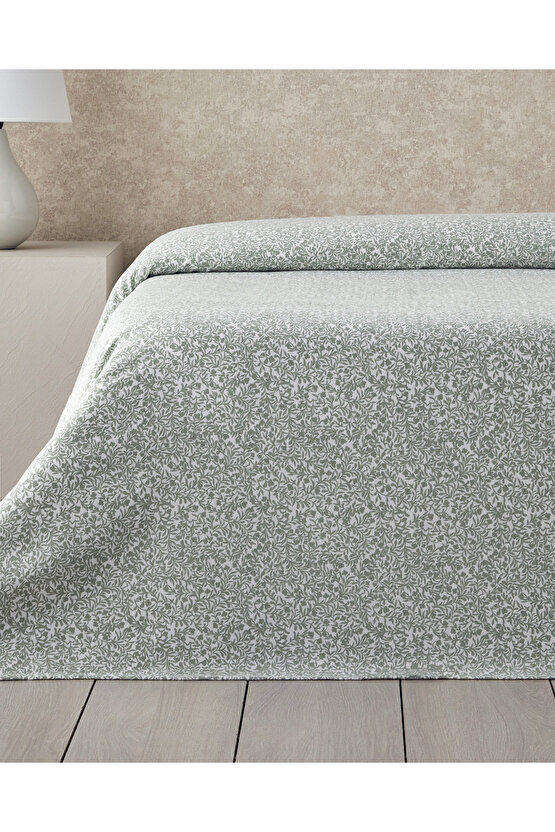 TIMELESS GARDEN Ecosoft Tek Kişilik Pike 150x220 cm Yeşil