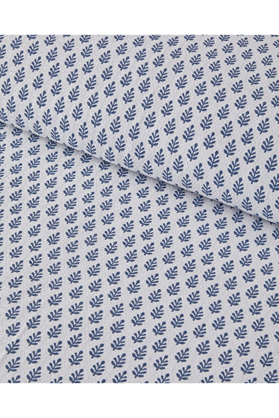 Pure Leaves Ecosoft Çift Kişilik Pike 200x220 cm Mavi