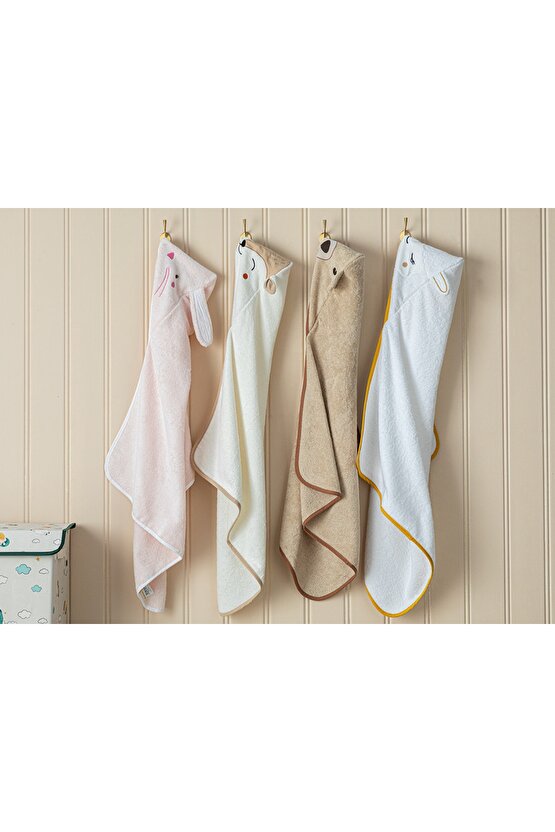 Fox Pamuk Bebe Havlu 75x75 Cm Kahve