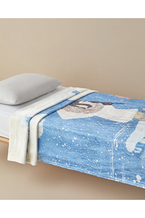Eskimo Wellsoft Çocuk Battaniye Mavi