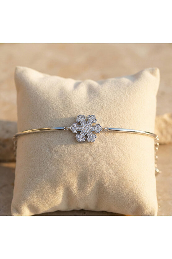 Şarnelli Kar Tanesi Bileklik