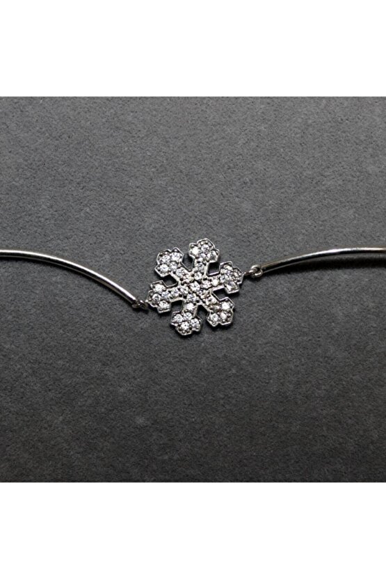 Şarnelli Kar Tanesi Bileklik