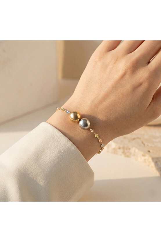 Çift Toplu Italyan Bileklik