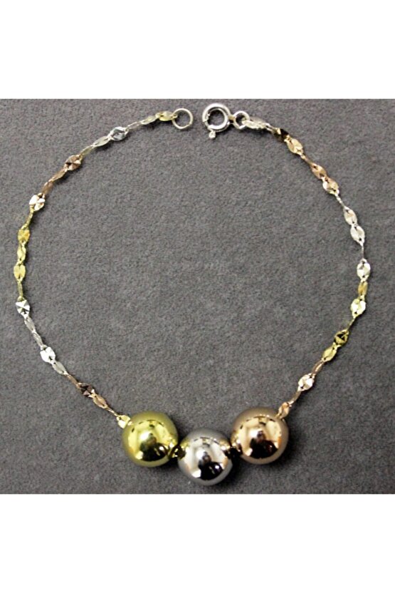 3 Renk Toplu Italyan Bileklik