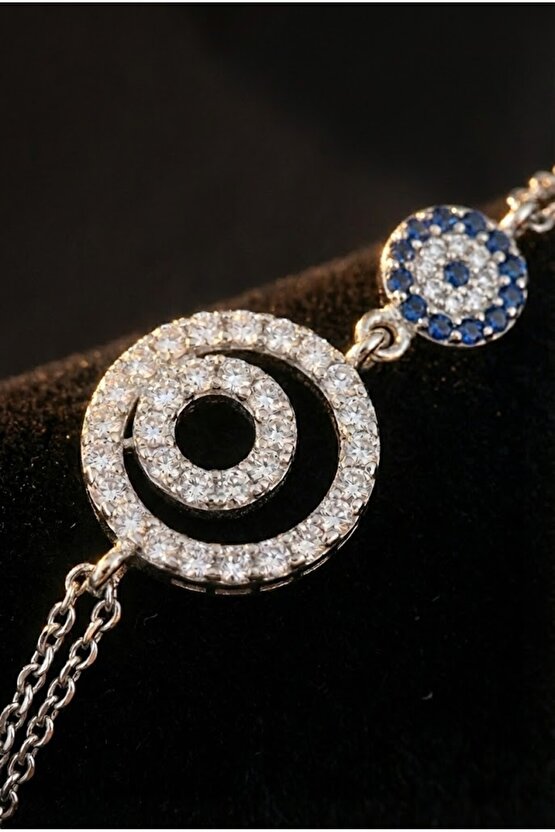 Taşlı Halkalı Bileklik