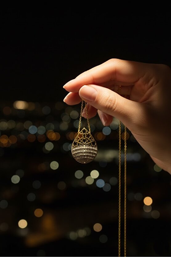 Osmanlı Yıldız Motifli Su Damlası