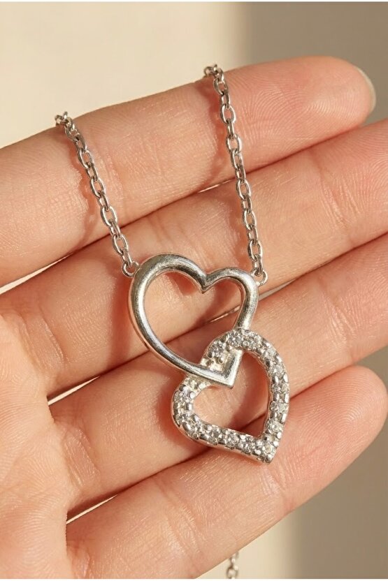 Ikili Kalp Kolye