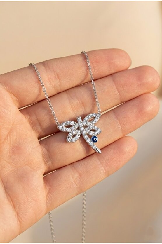 Nazar Boncuk Detaylı Yusufçuk Kolye