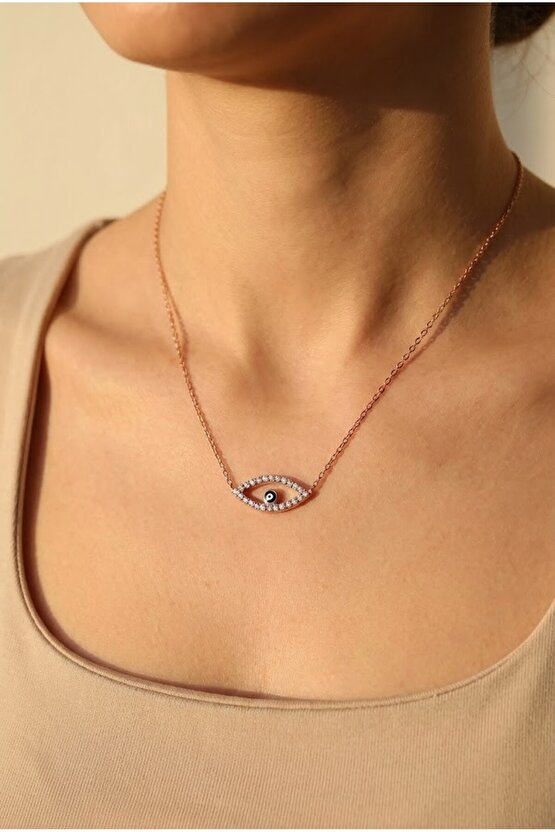 Nazar Boncuklu Göz Kolye