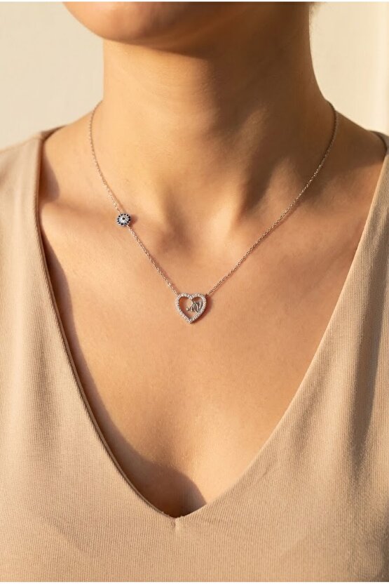 Kalp Içinde Allah Lafzı Kolye