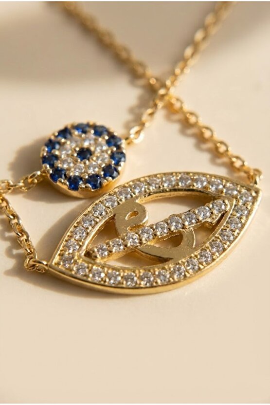 Göz Içinde Vav Kolye