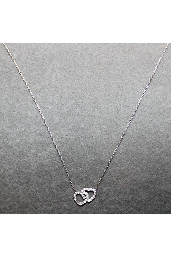 Çift Kalp Kolye