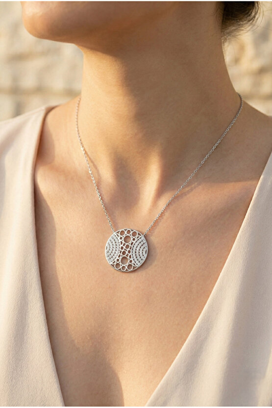 Osmanlı Motif Yuvarlak Kolye