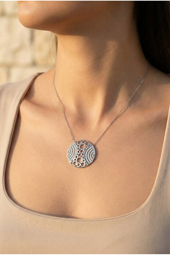 Osmanlı Motif Yuvarlak Kolye