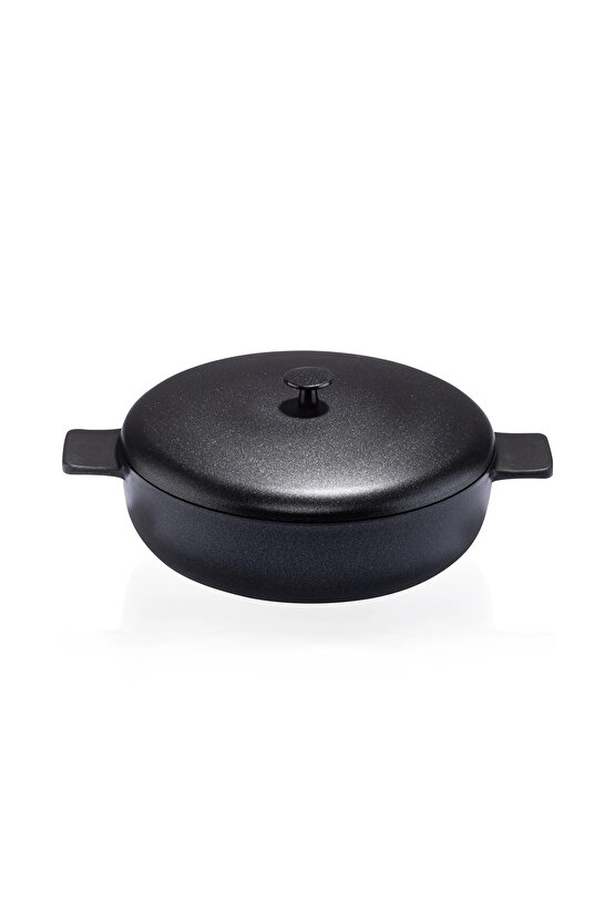 Cooknkeep Siyah Inci Pilav Tenceresi 28 Cm