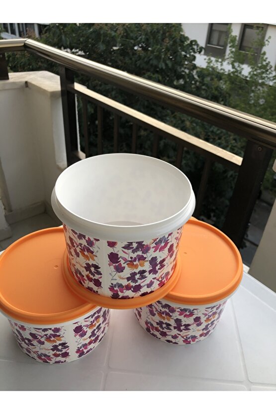 Saklama Kabı 3 Lü Desenli