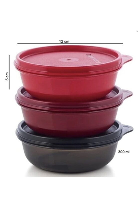 3’lü Şeker Kaplar 300 Mlx3