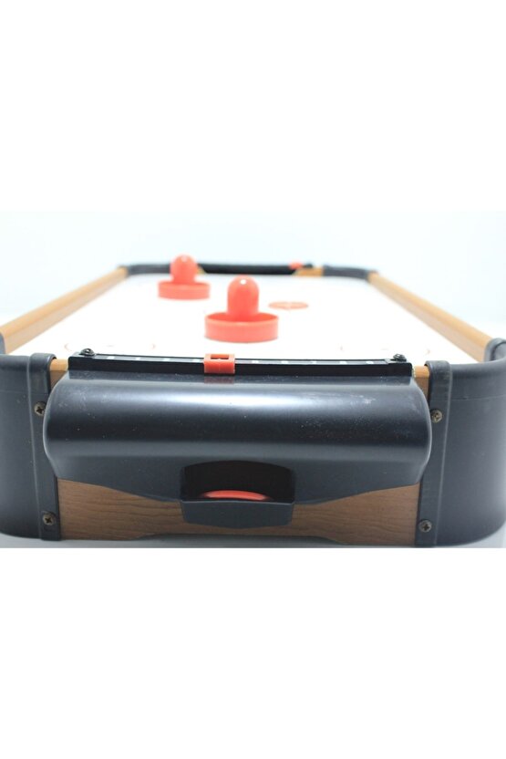 Ahşap Pilli Hava Hokeyi Masaüstü Air Hockey Oyunu