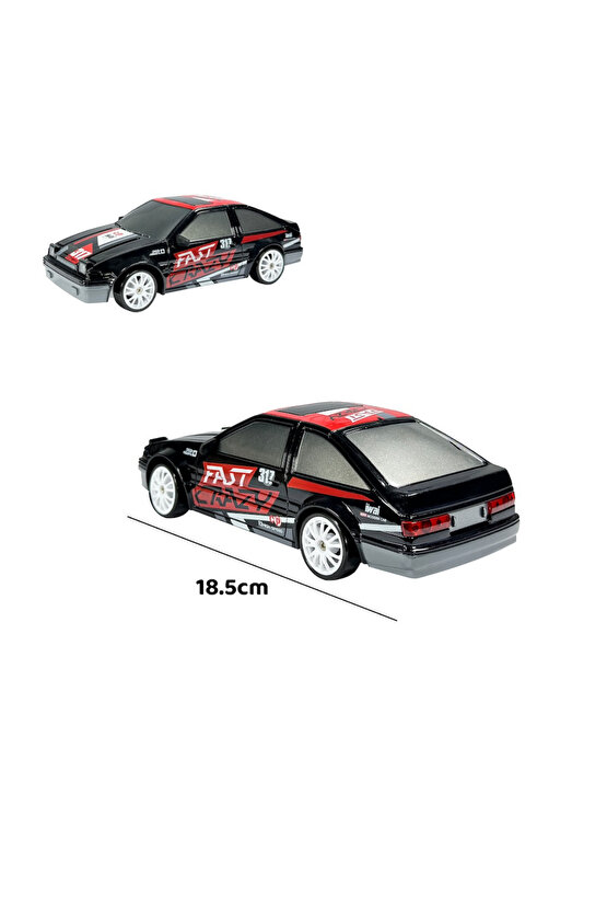 Oyuncak Uzaktan Kumandalı Aksesuarlı 2.4G Şarjlı 1:24 Drift Arabası 4x4 +4Yedek Tekerlek +15KmHız