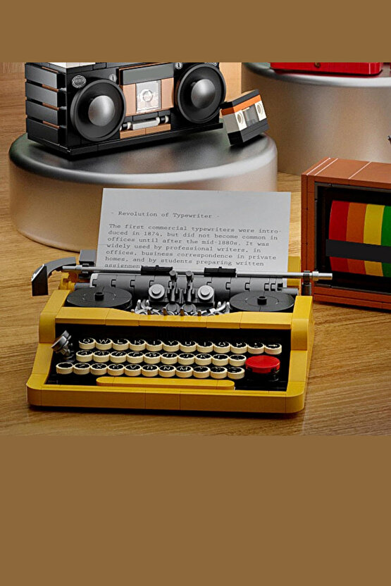 Oyuncak Daktilo 254 Parça Figür +6 Yaş ve Üzeri