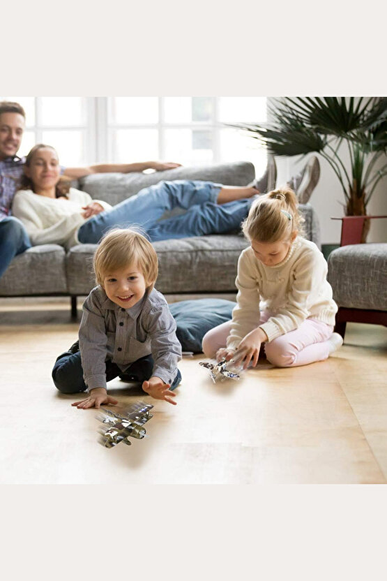 Oyuncak Çek Bırak Die-Cast Metal Uçak Hareketli Pervane (1 Adet Gönderilir)