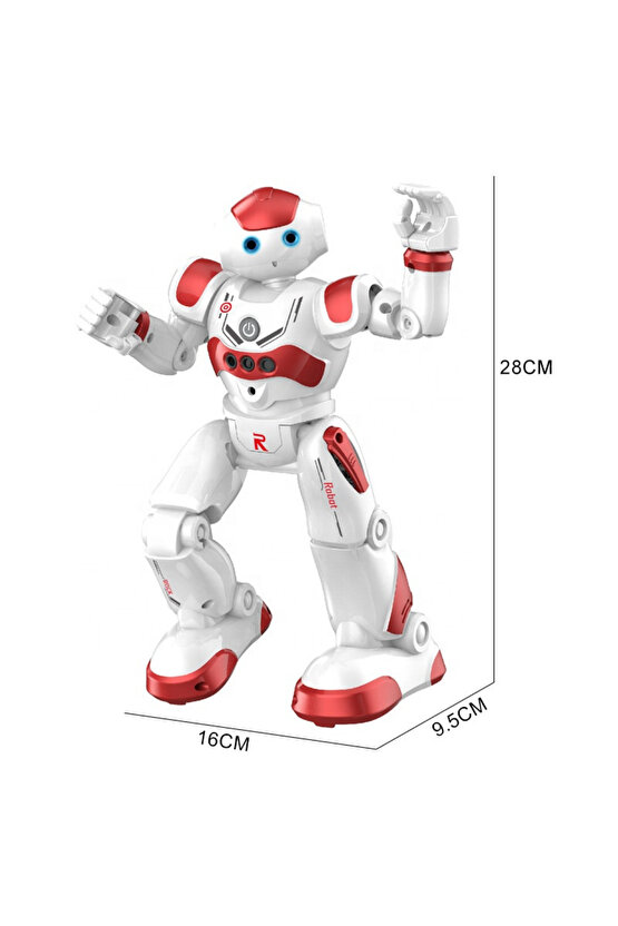 Oyuncak Uzaktan Kumandalı Robot El Sensörlü Şarjlı Moonwalk Yürüyen Hareketli Robot