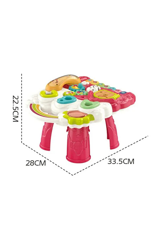 Yürümeye Yardımcı Aktivite Masalı Sesli Piyanolu 4in1 Bebek Yürüteci