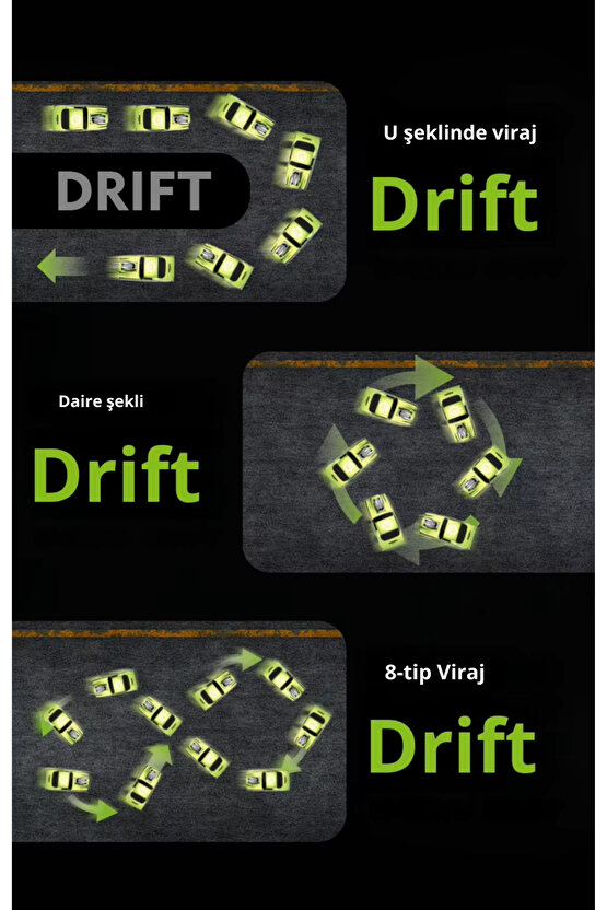 Uzaktan Kumandalı Full Fonksiyon Şarjlı Işıklı 2.4g Çılgın Crazon Led Işıklı Drift Araba 15 Km Hız