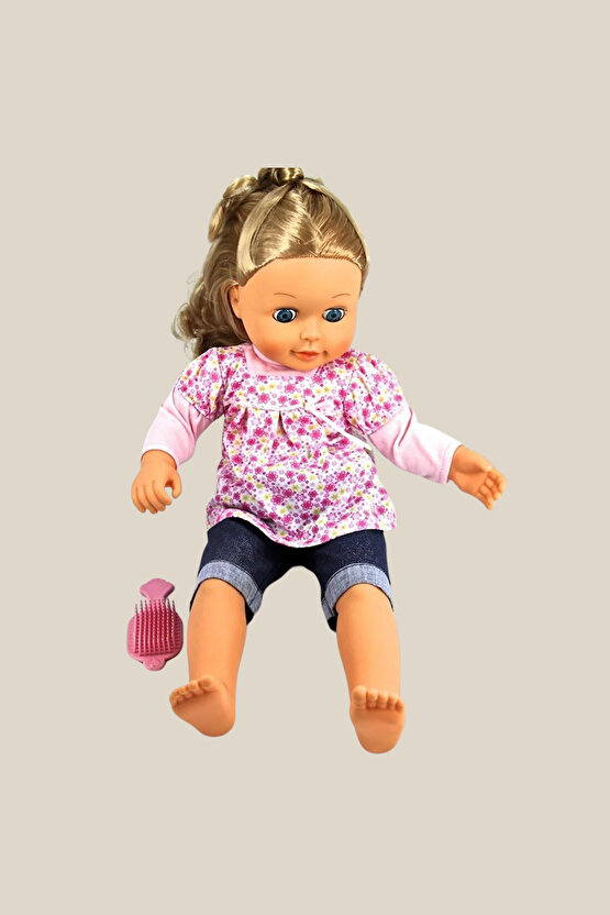 Oyuncak Bebek 16 soruya 70 Farklı Cevap Veren Akıllı Oyuncak Mila Bebek 50 cm