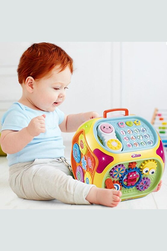 Çocuklar Için Sesli Eğitici Ve Öğretici Eğlendirici Zeka Geliştirici Aktivite Küpü (7 OYUN 1 ARADA)