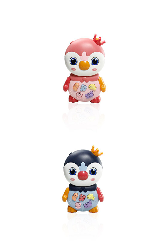 Oyuncak Işıklı ve Müzikli Sevimli Penguen Bebek Piyanosu