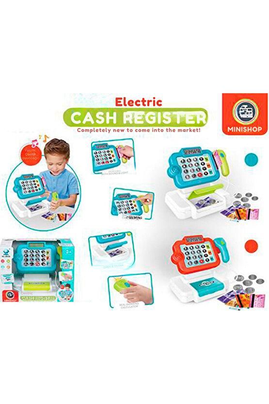 Kutulu Işıklı Sesli Dokunmatik Yazar Kasa