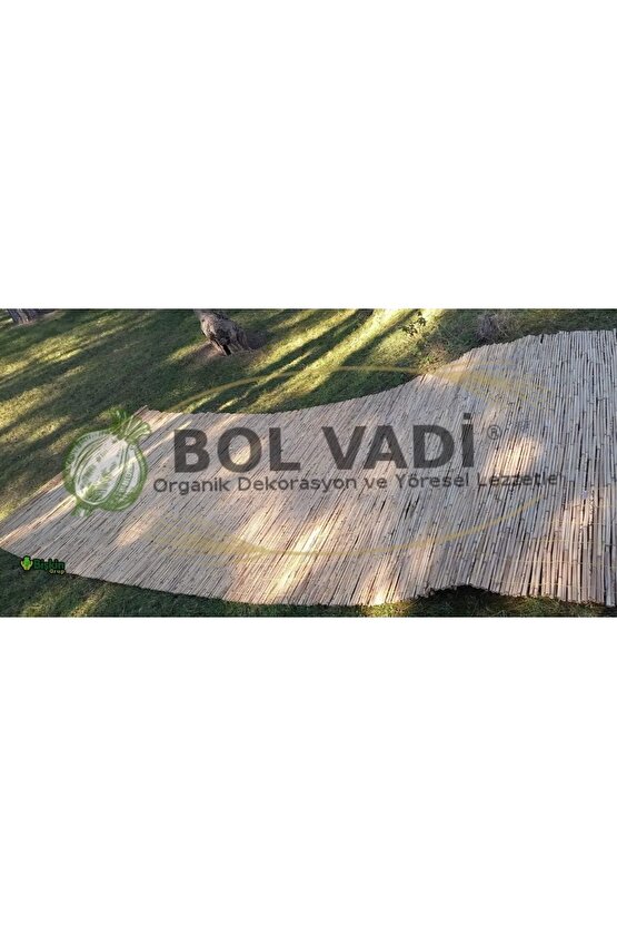2m X 4m Reed Fence Misina Ipli Doğal Bambu Kamış Çit , Bahçe Çiti , Balon Çiti ,hasır Çit ,gölgelik