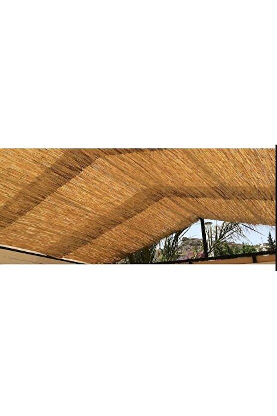 Bambu Kamış Hasır Bahçe Çiti Gölgelik Balkon Çiti 1 Metre X 6 Metre