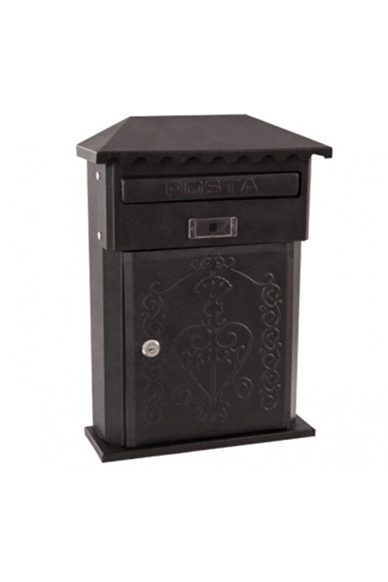 Siyah Akşan Ferforje Posta Kutusu