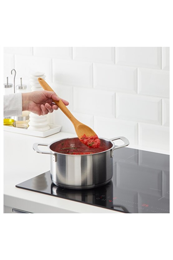 Rört Kayın Ağacı Yuvarlak Kaşık 31 cm