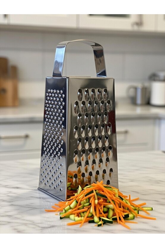 2li Çırpıcı+Çelik Rende+Çelik Sarımsak Ezici 3Lü Set Pratik Mutfak Gereçleri