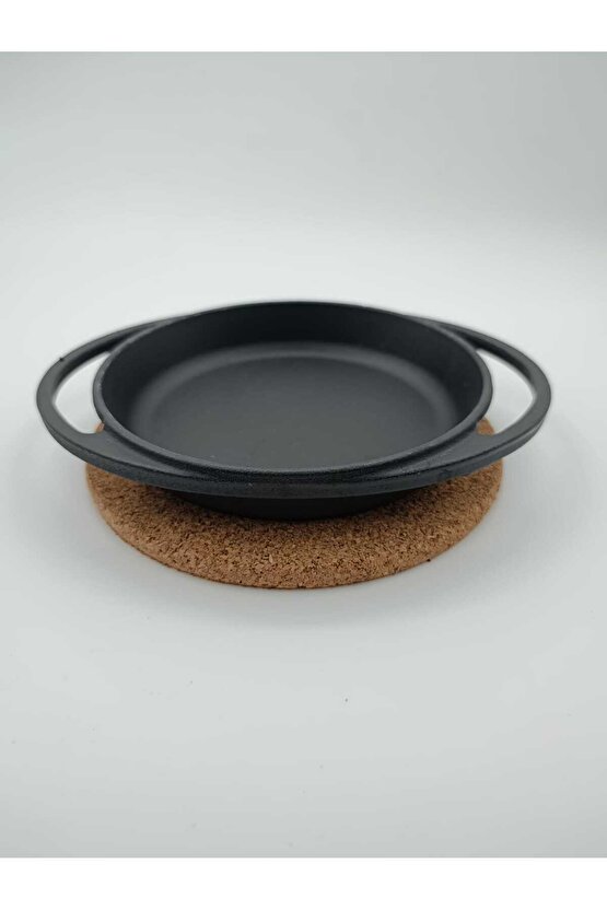 3 Adet Mantar Nihale Çap: 19 cm İkea 3 lü Tencere Tava Altı Nihale Kahverengi