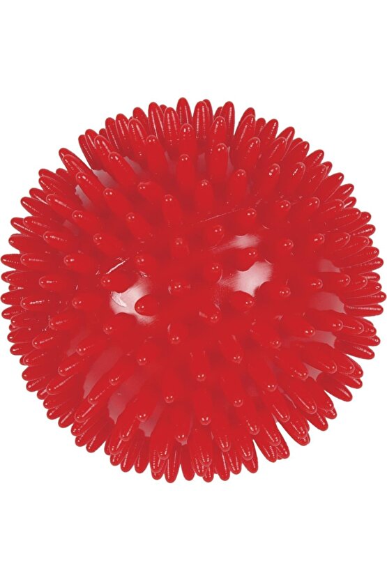 Msd El Egzersiz Masaj Ve Duyu Topu , Yumuşak Dikenli Top Kırmızı Renk 9 Cm