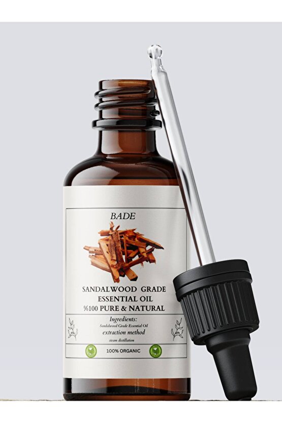 Sandal Ağacı- Sandalwood Esansiyel Uçucu Koku Yağı Difüzör Esansı Buhurdanlık Aromaterapi Yağı 10ml