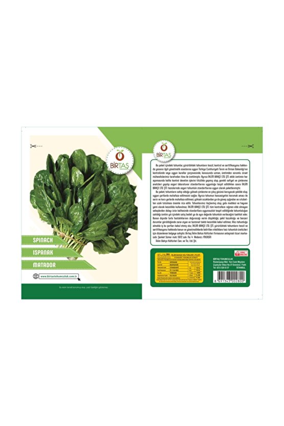 Birtaş Ispanak Tohumu