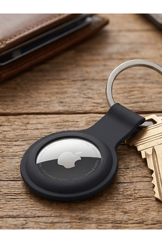 Airtag Uyumlu Anahtarlıklı Koruyucu Silikon Dayanıklı Koruyucu Airtag Kabı Akıllı Takip Cihaz Kılıfı