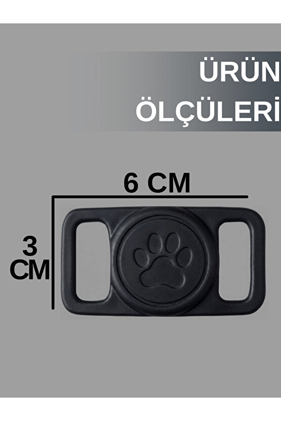 Boş Airtag Yuvalı Kedi Köpek Tasması Evcil Hayvan Pet Takip Cihazı Silikon Yaka Kılıfı Şık Tasarım