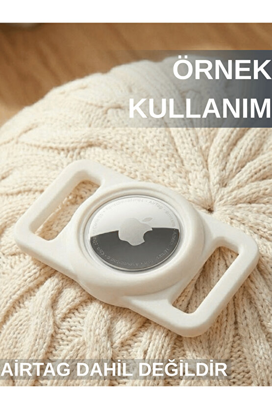 Boş Airtag Yuvalı Kedi Köpek Tasması Evcil Hayvan Pet Takip Cihazı Silikon Yaka Kılıfı Şık Tasarım