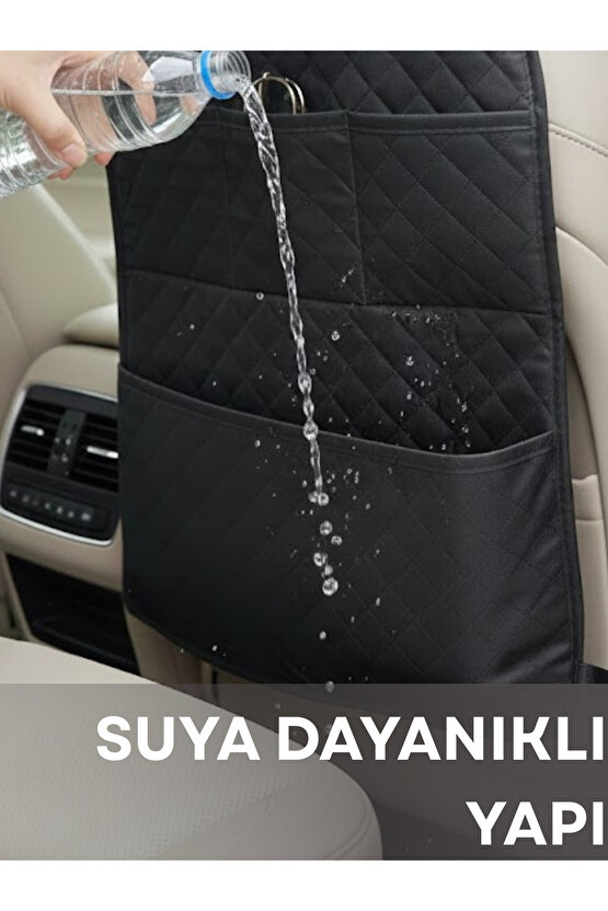 4 Cepli Araç Koltuk Arkası Organizeri Toz Suya dayanıklı Oto Koltuk Düzenleyici Araç Koltuk Koruyucu