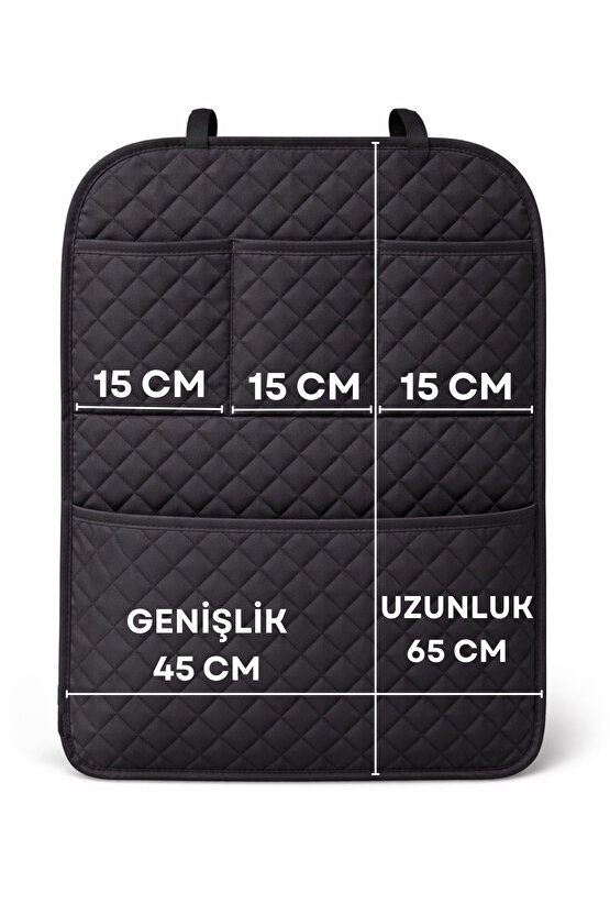 4 Cepli Araç Koltuk Arkası Organizeri Toz Suya dayanıklı Oto Koltuk Düzenleyici Araç Koltuk Koruyucu